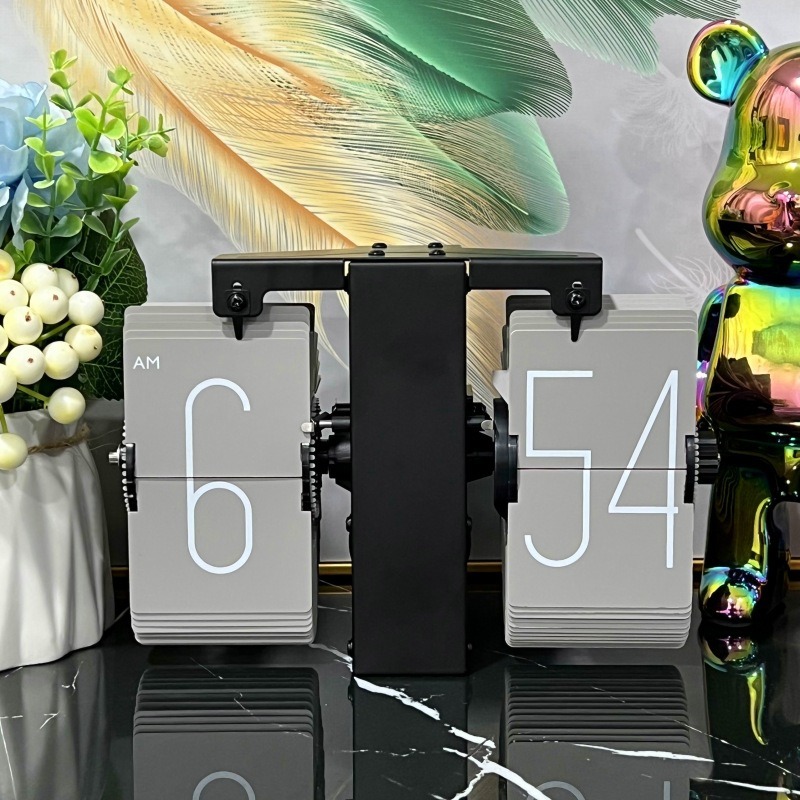 Đồng Hồ Lật Vintage Cho Phòng Khách