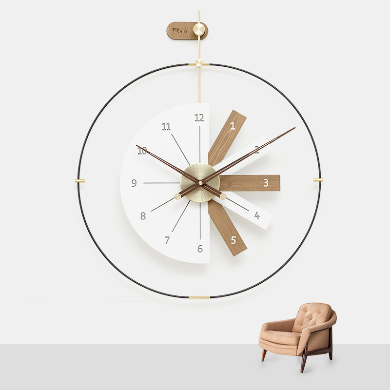 Đồng Hồ Treo Tường Vòng Tròn Phân Kỳ Sáng Tạo