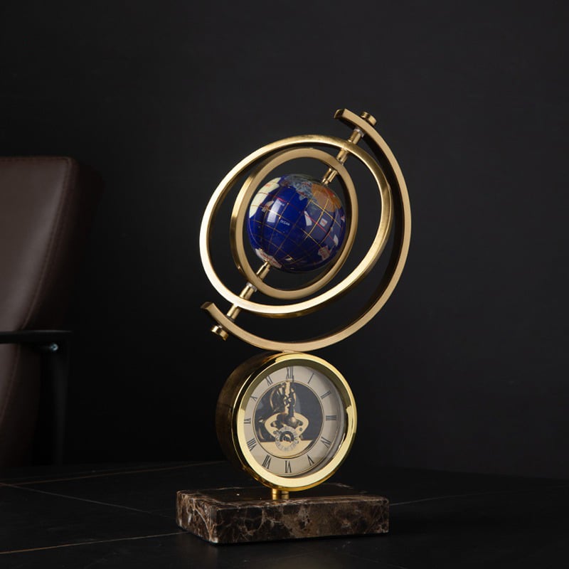 Đồng Hồ Để Bàn Hình Quả Địa Cầu Sang Trọng