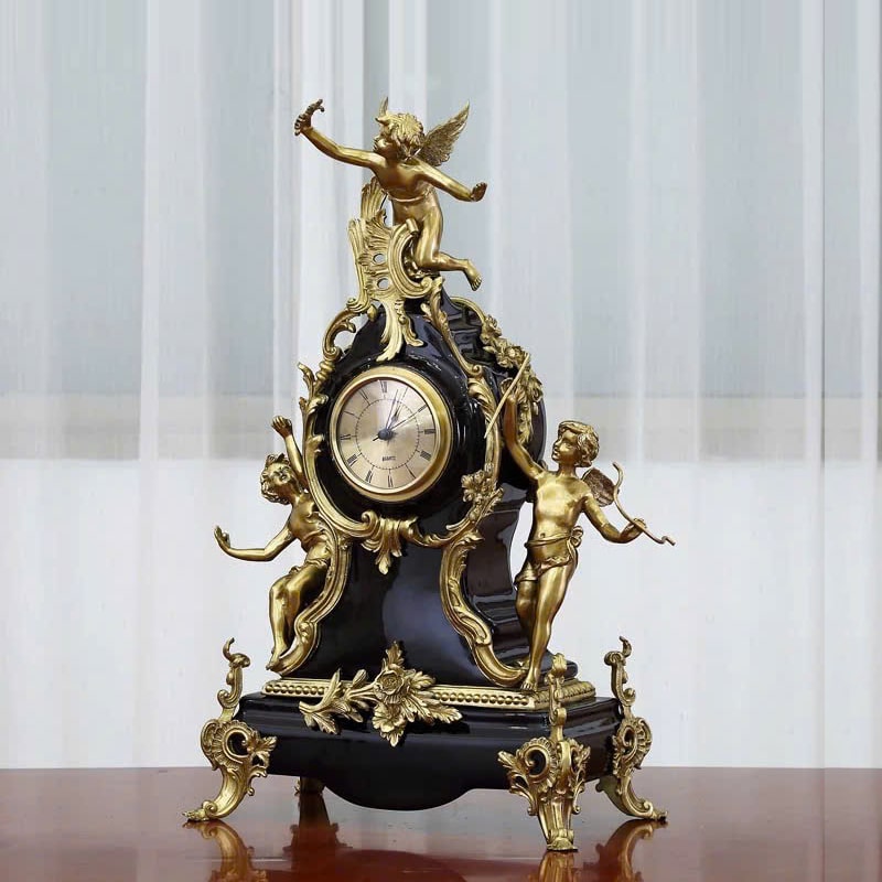 Đồng Hồ Thiên Thần Baroque Sang Trọng