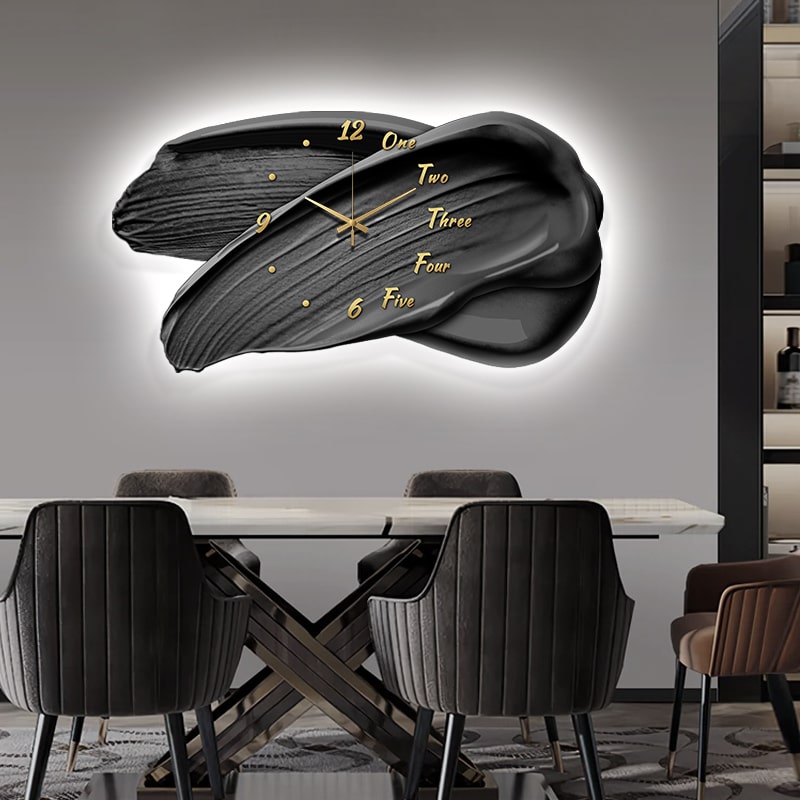 Đồng Hồ Treo Tường Nghệ Thuật Bút Họa