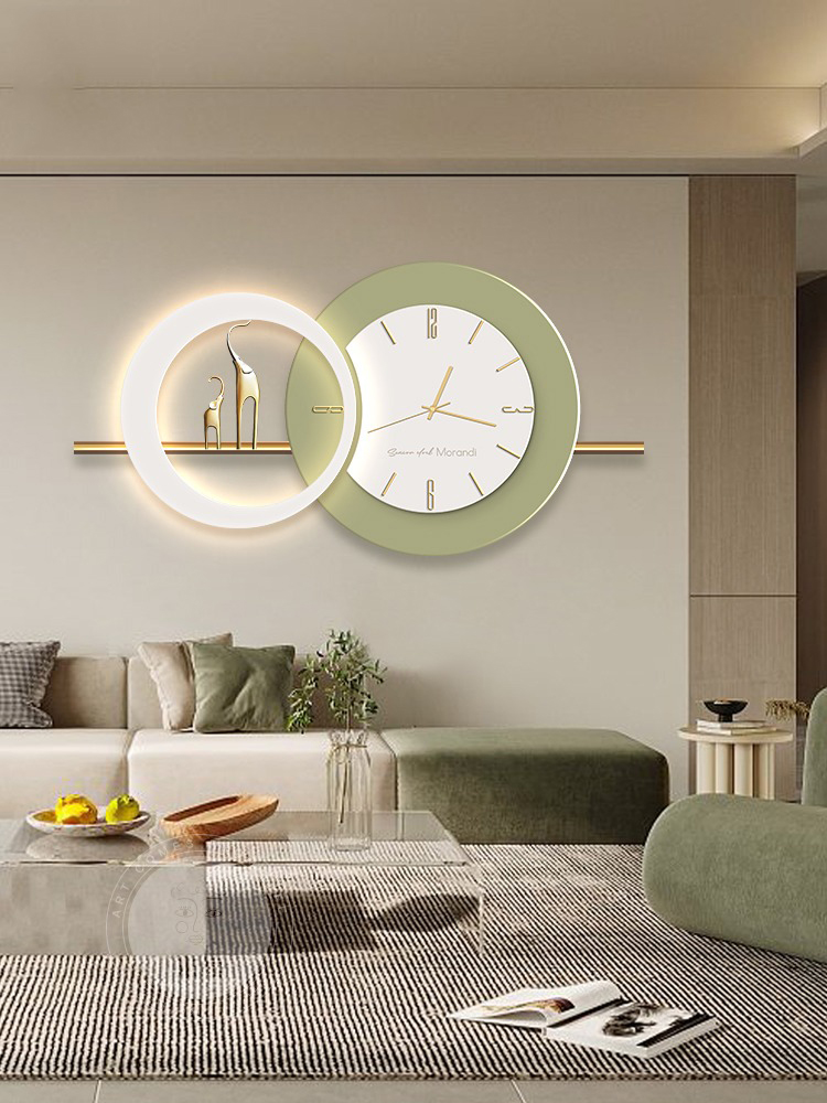 Đồng Hồ Treo Tường Vòng Tròn Đôi Voi