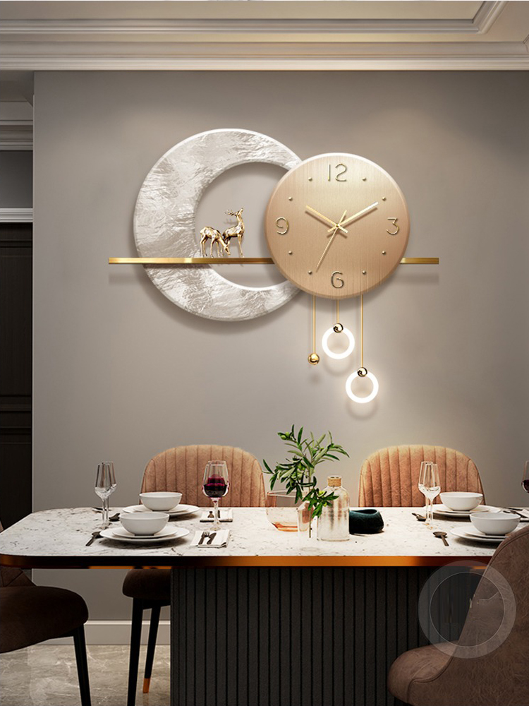 Đồng Hồ Treo Tường Vầng Trăng Hươu Nai