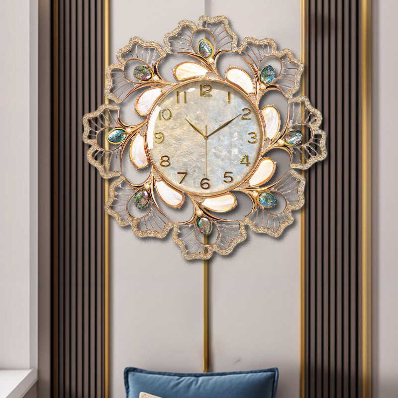 Đồng Hồ Treo Tường Hoa Pha Lê