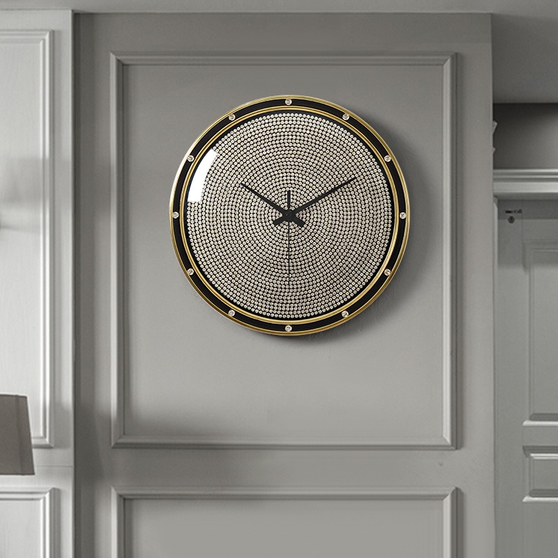 Đồng Hồ Treo Tường Pha Lê Sang Trọng