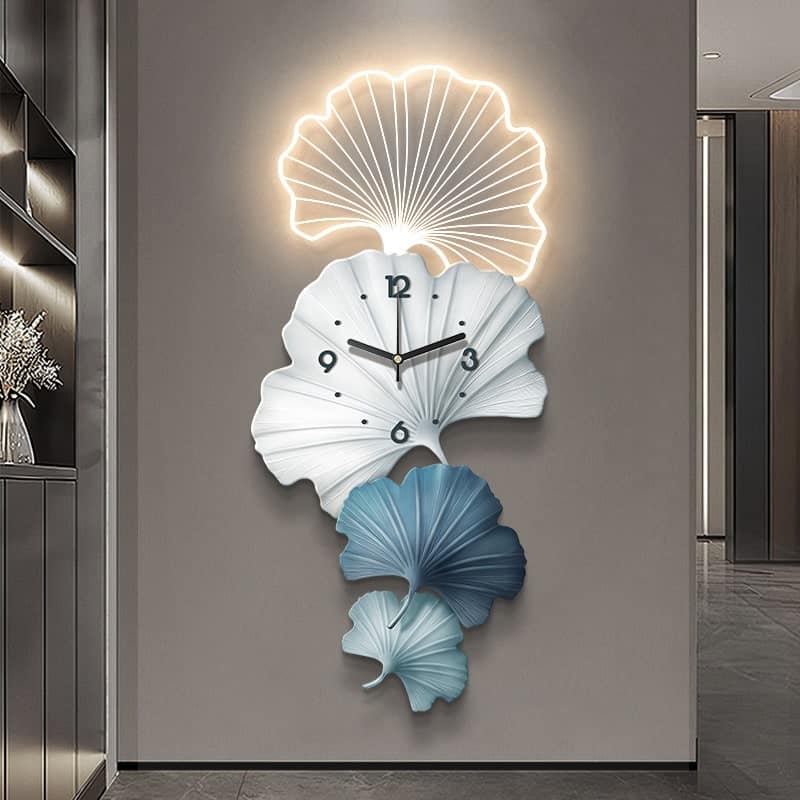 dong-ho-treo-tuong-la-bach-qua-4 Đồng Hồ Treo Tường Lá Bạch Quả