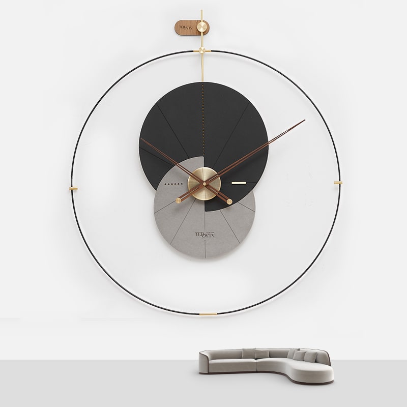 Đồng Hồ Treo Tường Vòng Tròn Đa Sắc Tối Giản
