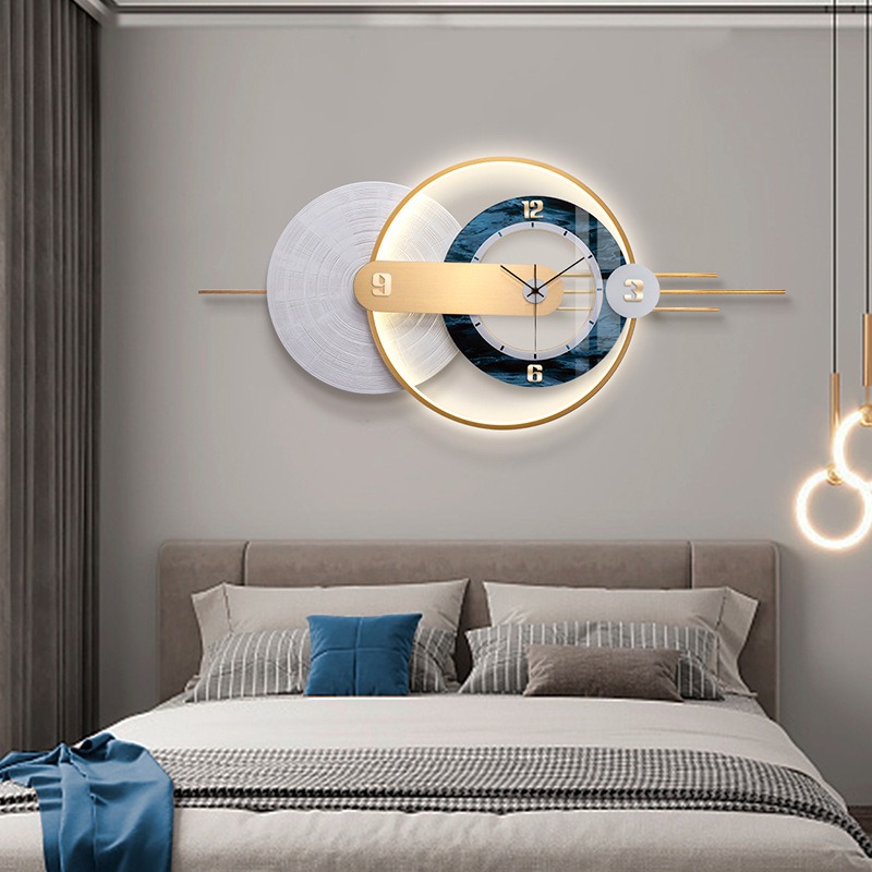 dong-ho-treo-tuong-sang-tao-4 Đồng Hồ Treo Tường Nghệ Thuật Vầng Sáng