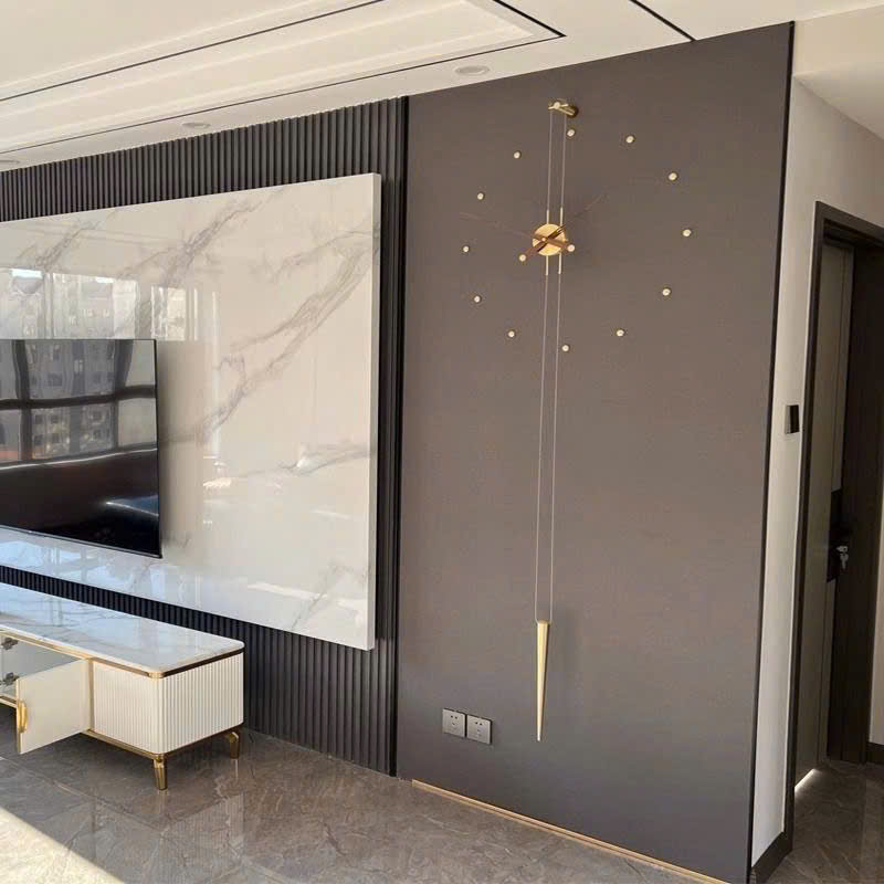 Đồng Hồ Treo Tường Phong Cách Tối Giản Thanh Lịch Dài