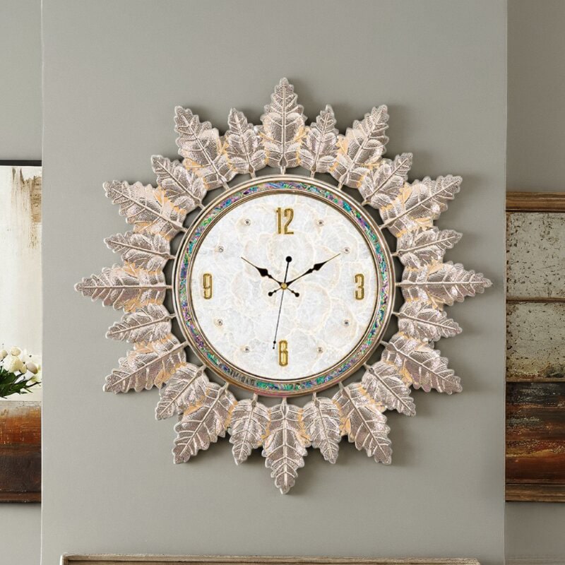 dong-ho-treo-tuong-vang-duong-nguyet-que-3 Đồng Hồ Treo Tường Vầng Dương Nguyệt Quế