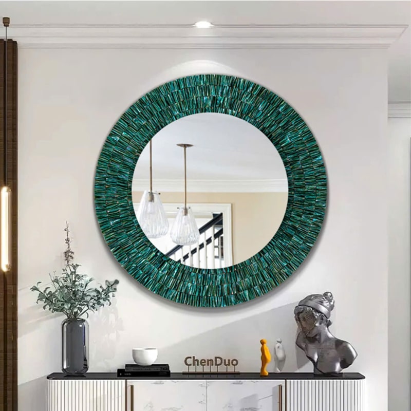 Gương Treo Tường Nghệ Thuật Đại Dương Xanh