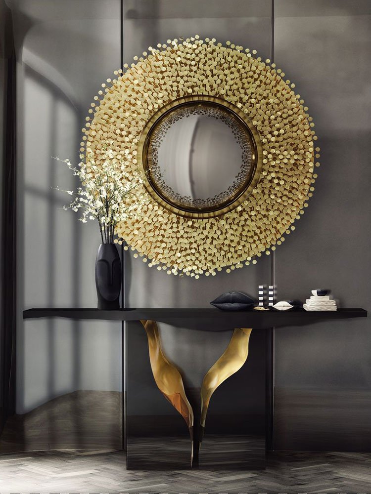 Gương Treo Tường Nghệ Thuật Hào Quang