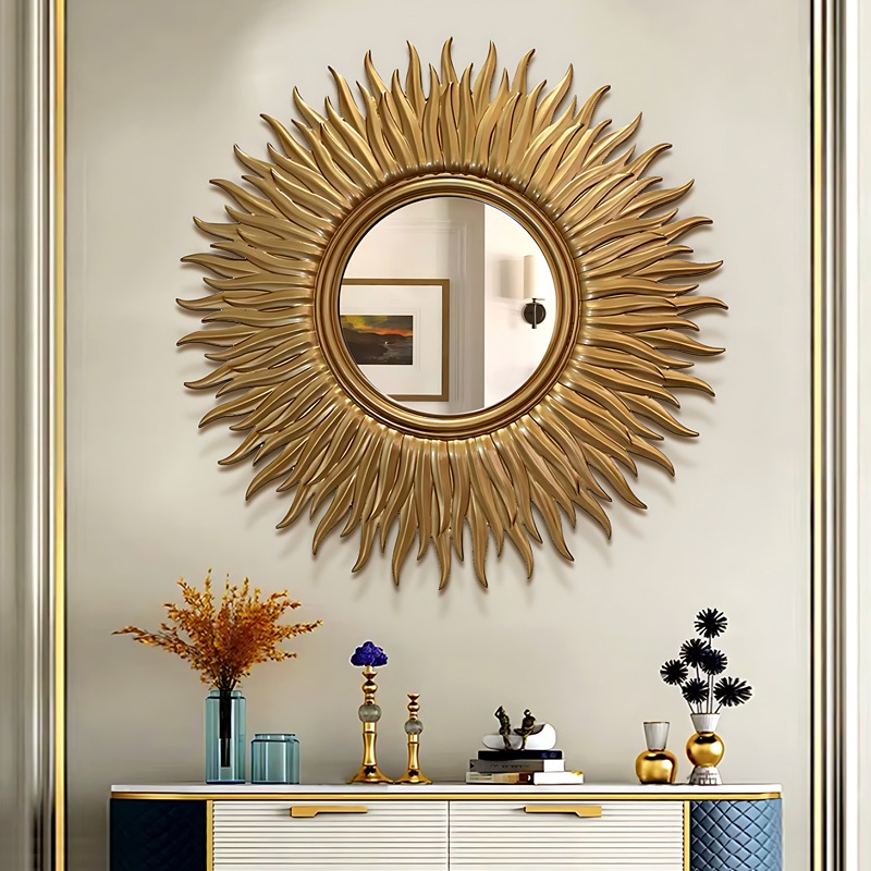 Gương Treo Tường Vầng Dương Ánh Kim