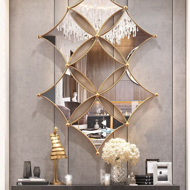 guong-treo-tuong-hinh-thoi-1 Gương Treo Tường Nghệ Thuật Kim Cương