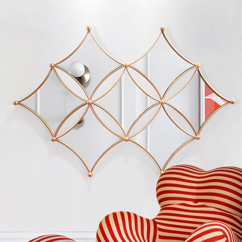 guong-treo-tuong-hinh-thoi-2 Gương Treo Tường Nghệ Thuật Kim Cương