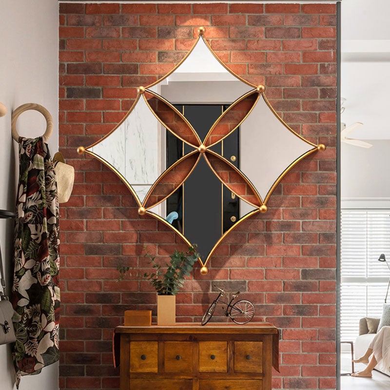 guong-treo-tuong-hinh-thoi-3 Gương Treo Tường Nghệ Thuật Kim Cương