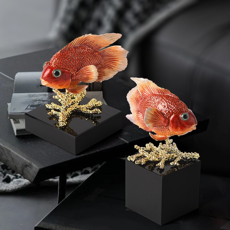 Cặp Cá Vàng Phong Thủy Phú Quý An Khang