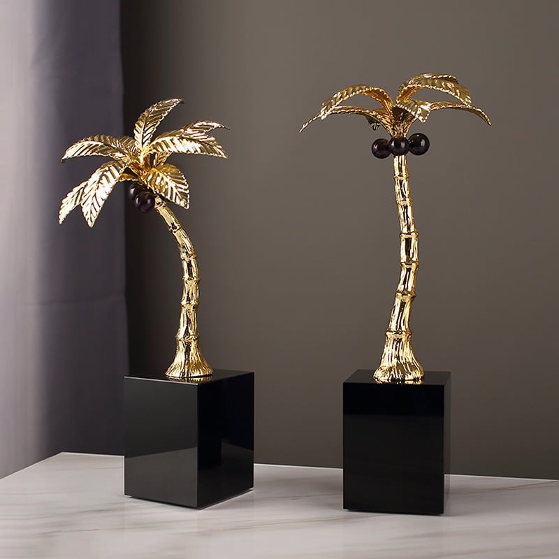 Tượng Cây Dừa Vàng Phú Quý