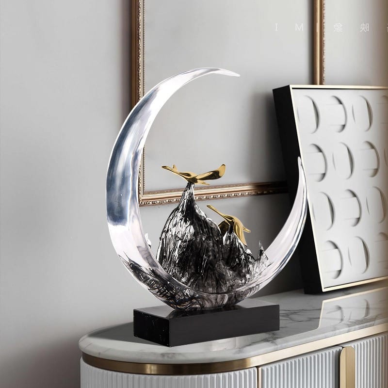 Tượng Chim Hạc Vượt Núi Phú Quý