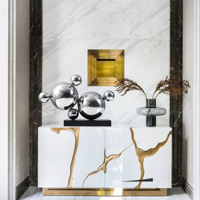 mo-hinh-qua-bong-trang-tri-bang-inox-4 Tượng Cân Bằng Quả Cầu Inox Nghệ Thuật