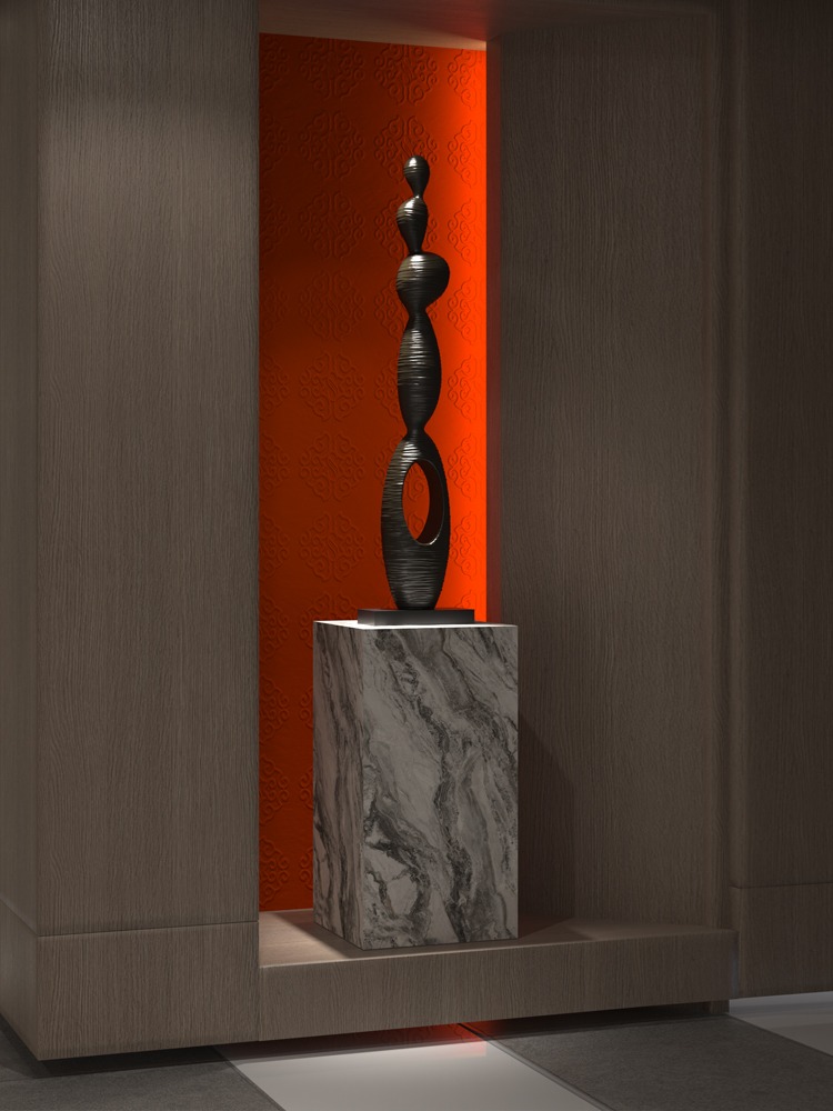 Tượng Trừu Tượng Đối Xứng