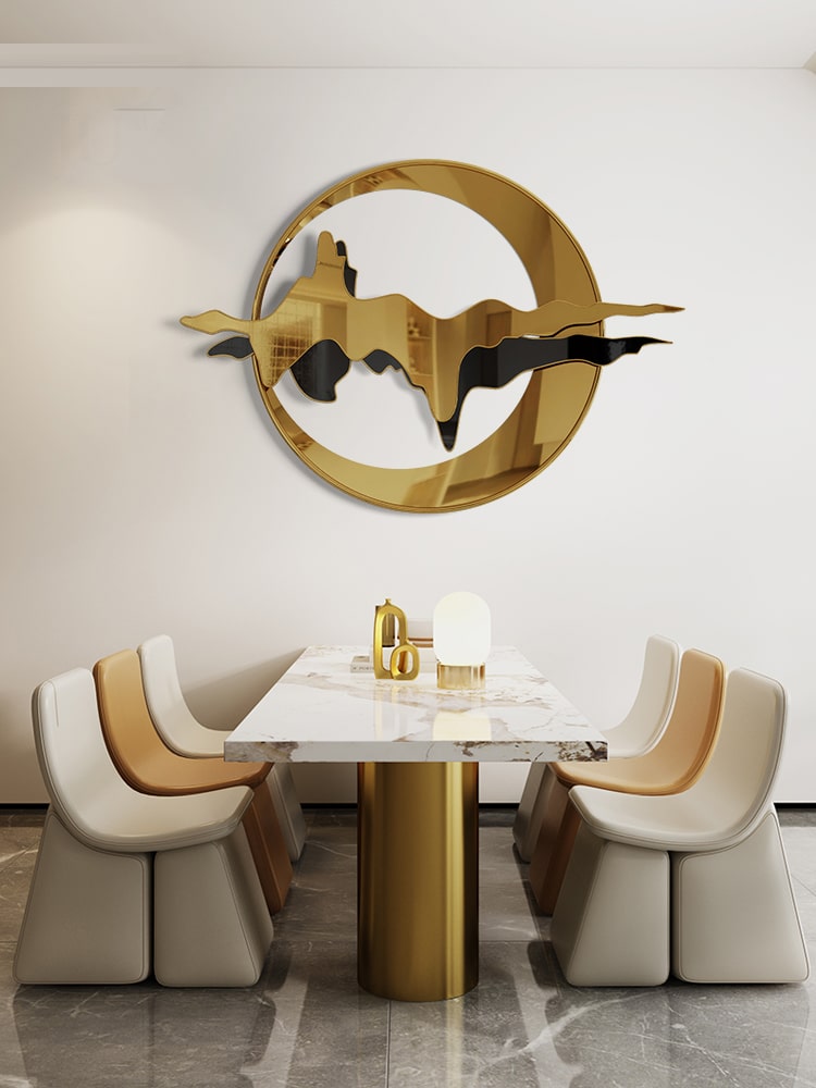 Phù Điêu 3D Trăng Núi Vàng Son