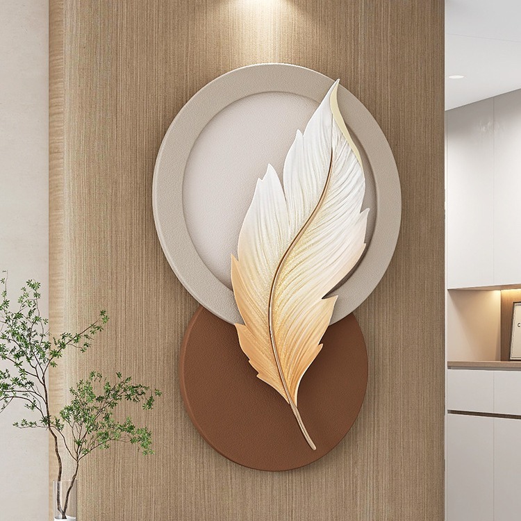 phu-dieu-3d-treo-nen-tuong-sofa-1 Tranh Phù Điêu Lông Vũ Tối Giản 3D