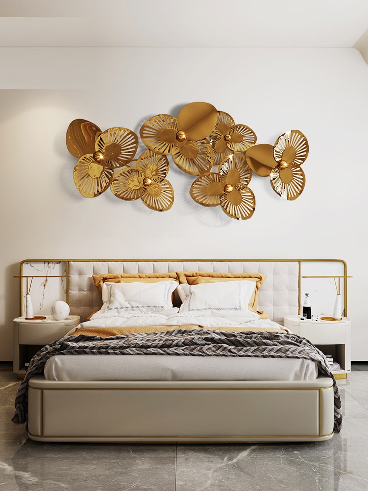 Phù Điêu Dải Hoa Vàng 3D