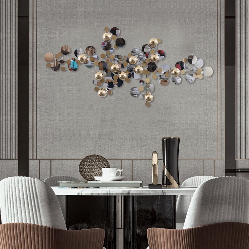 phu-dieu-kim-loai-treo-phong-khach-4 Phù Điêu Kim Loại Hiện Đại Treo Phòng Khách