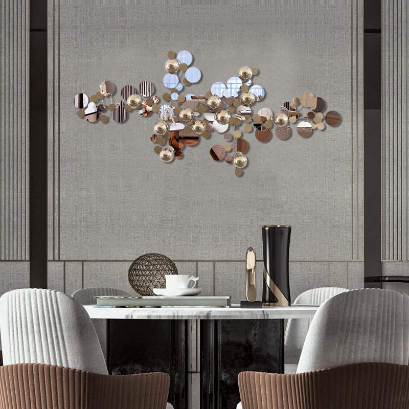 phu-dieu-kim-loai-treo-phong-khach-6 Phù Điêu Kim Loại Hiện Đại Treo Phòng Khách