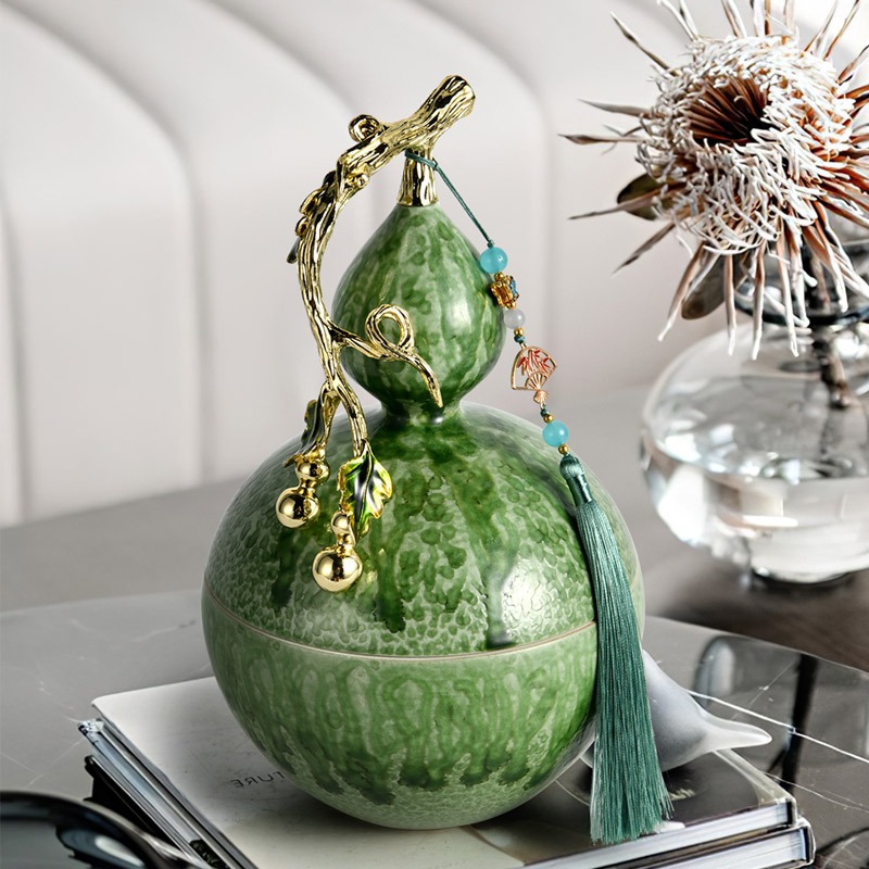 Quả Bầu Hồ Lô Ngọc Lục Bảo Phong Thủy