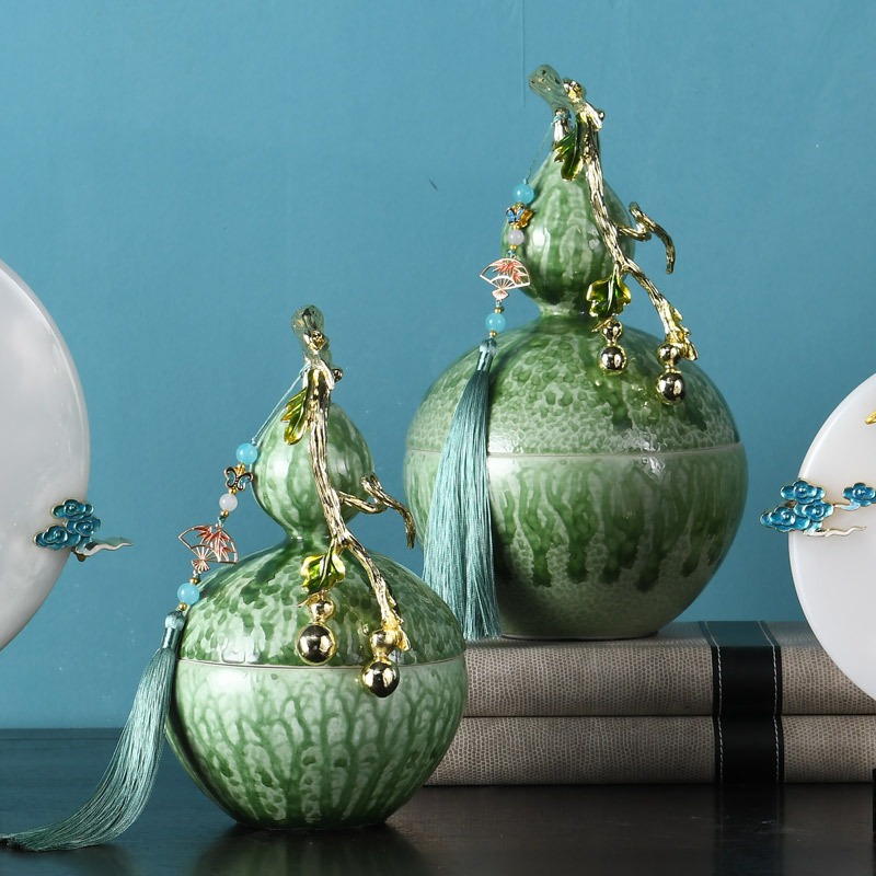 qua-bau-ho-lo-de-ban-4 Quả Bầu Hồ Lô Ngọc Lục Bảo Phong Thủy