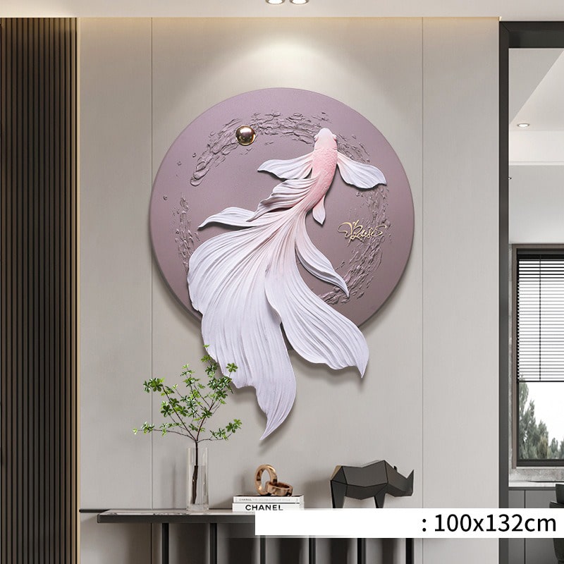 tranh-ca-boi-nguoc-dong-3d-8 Tranh Cá Bơi Ngược Dòng 3D LED