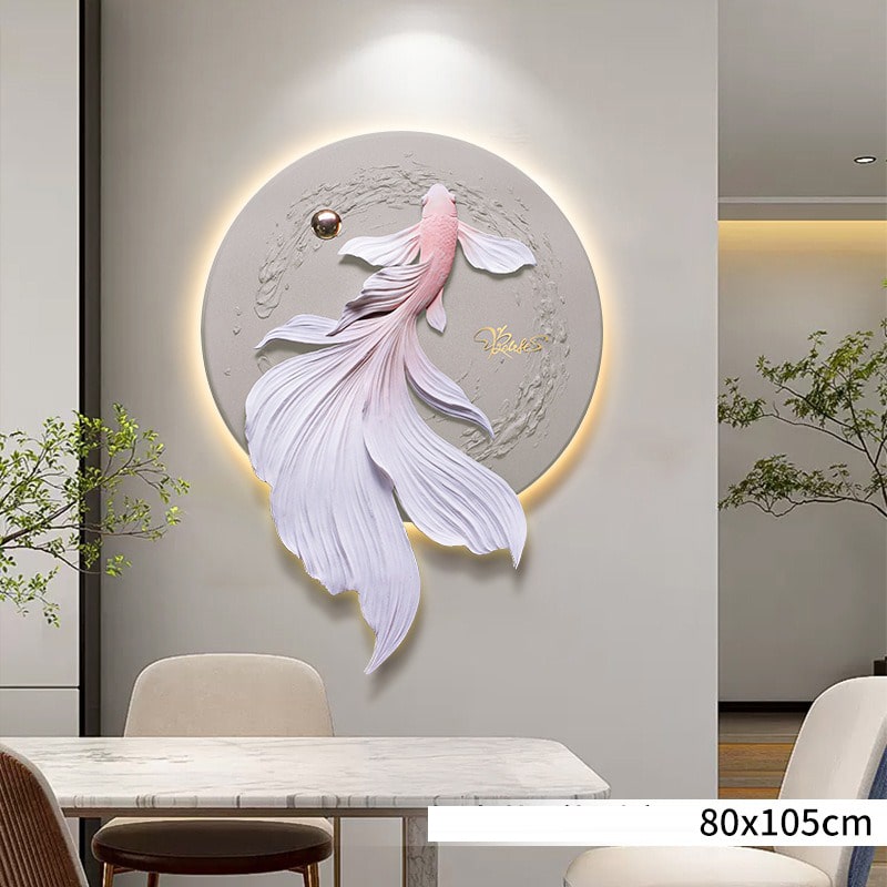 tranh-ca-boi-nguoc-dong-3d-9 Tranh Cá Bơi Ngược Dòng 3D LED