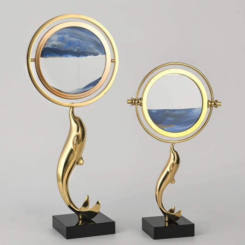 Tượng Cát Lún Cá Heo Tình Yêu