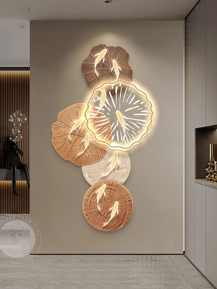 Tranh Cửu Ngư Cá Chép 3D Cao Cấp