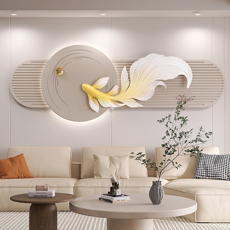 Tranh Phù Điêu Cá Betta Sáng Tạo 3D