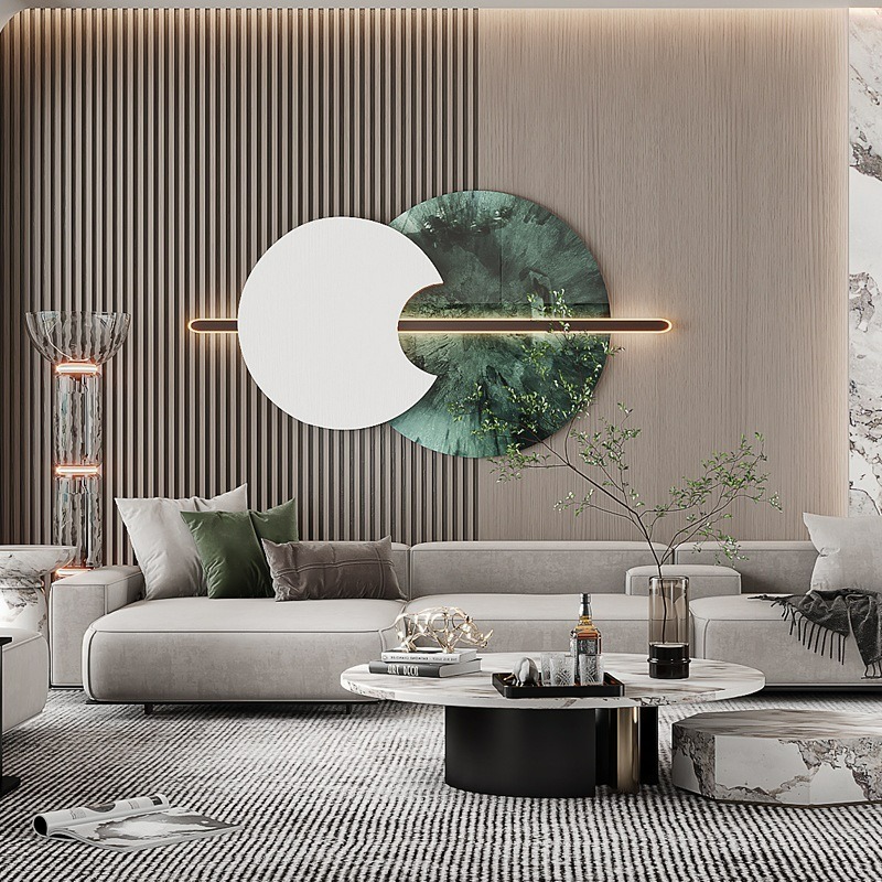 Tranh Sắt Treo Phòng Khách Tối Giản