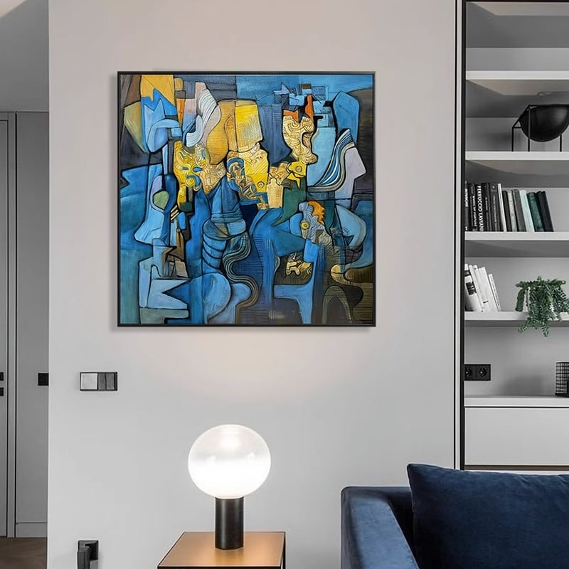 tranh-son-dau-truu-tuong-hien-dai-1 Tranh Sơn Dầu Trừu Tượng Hiện Đại