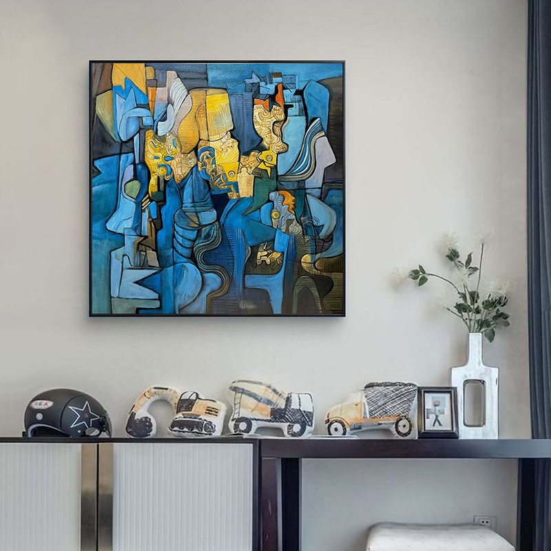 tranh-son-dau-truu-tuong-hien-dai-5 Tranh Sơn Dầu Trừu Tượng Hiện Đại