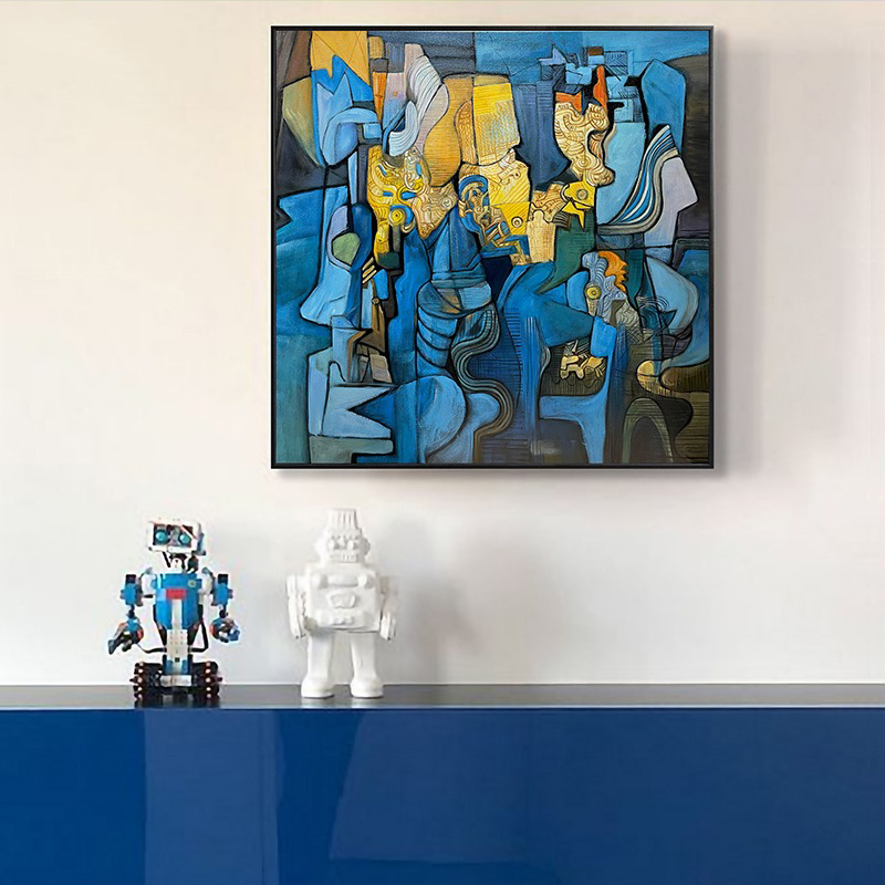 tranh-son-dau-truu-tuong-hien-dai-6 Tranh Sơn Dầu Trừu Tượng Hiện Đại