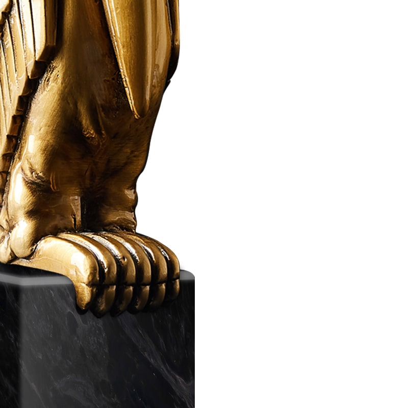 tuong-chim-go-kien-decor-2 Tượng Chim Gõ Kiến Hoàng Kim Sang Trọng