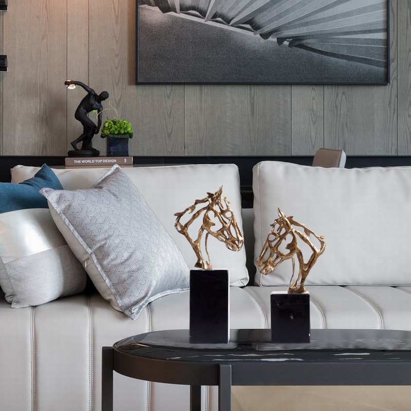 tuong-dau-ngua-khung-kim-loai-nghe-thuat-2 Tượng Đầu Ngựa Khung Kim Loại Nghệ Thuật Cách Tân