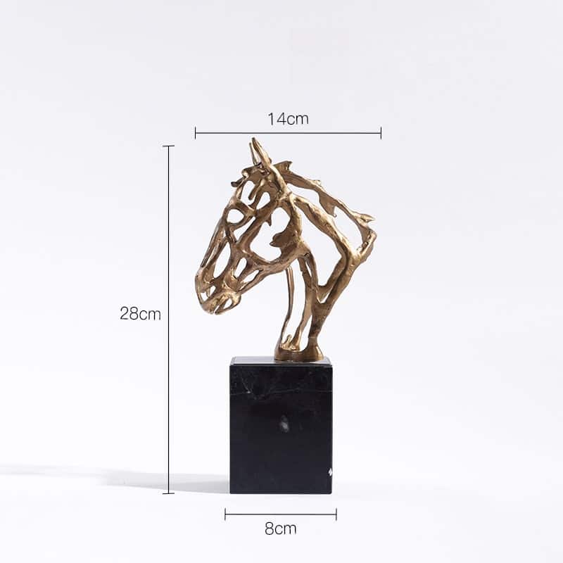 tuong-dau-ngua-khung-kim-loai-nghe-thuat-4 Tượng Đầu Ngựa Khung Kim Loại Nghệ Thuật Cách Tân