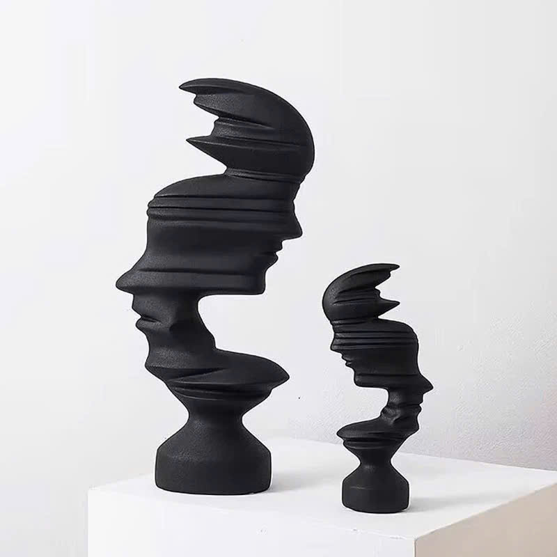 tuong-dau-nguoi-nghe-thuat-truu-tuong-3 Tượng Đầu Người Tạo Hình Đột Phá