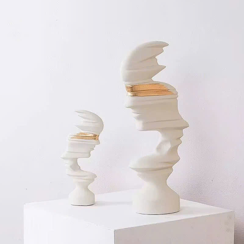 tuong-dau-nguoi-nghe-thuat-truu-tuong-4 Tượng Đầu Người Tạo Hình Đột Phá