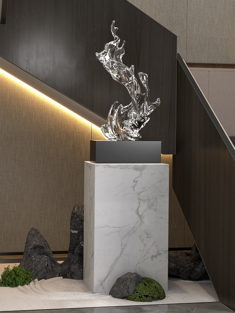 tuong-dieu-khac-trang-tri-phong-khach-4 Ngọn Sóng Thiên Thanh