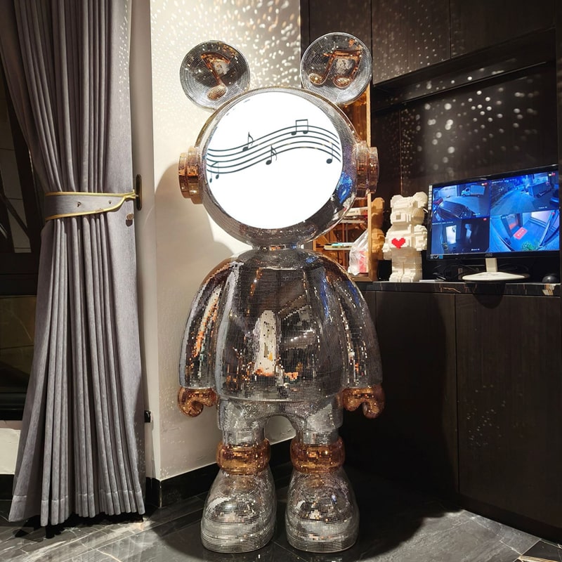 tuong-gau-disco-bling-1 Tượng Gấu Disco Bling