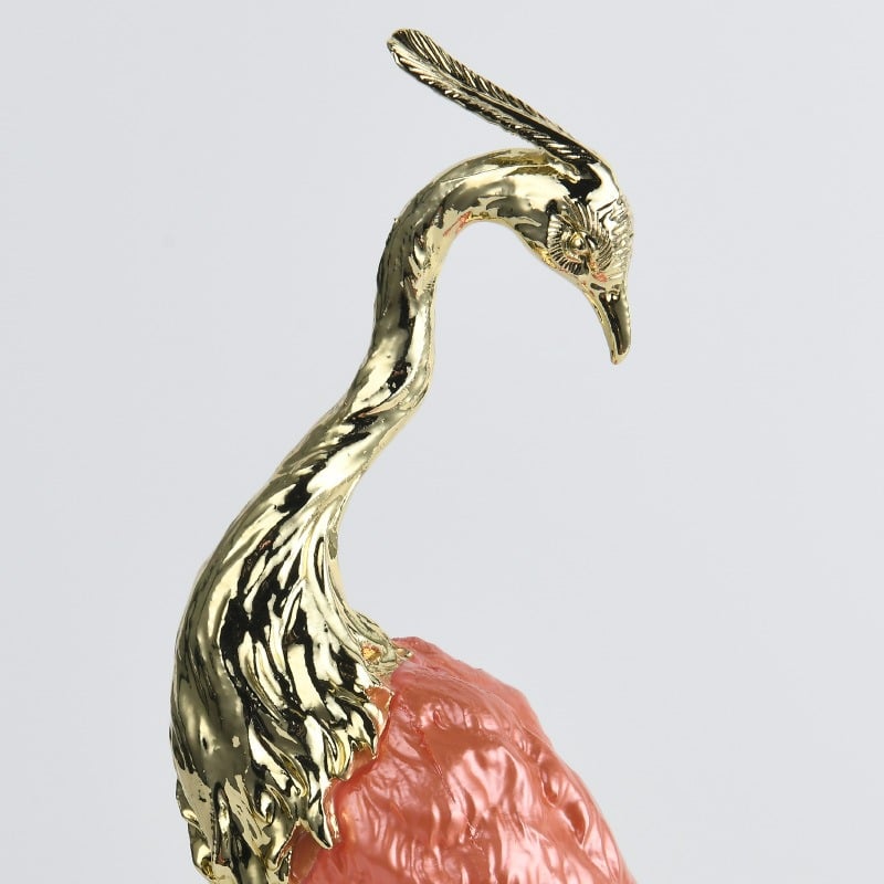 tuong-hong-hac-bay-ke-tu-4 Tượng Hồng Hạc Nghệ Thuật Mạ Vàng