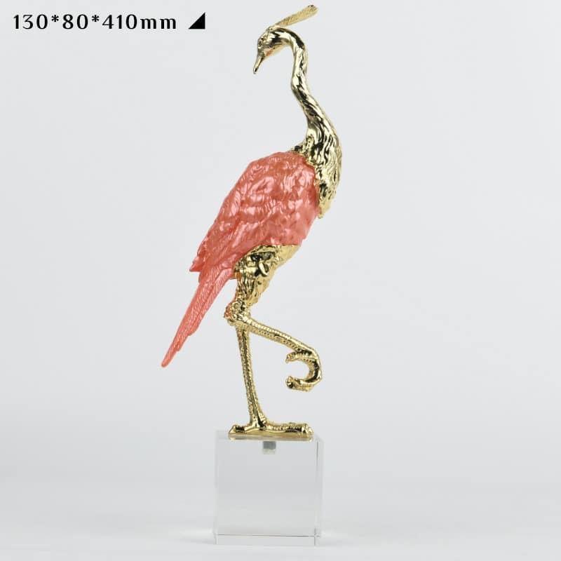 tuong-hong-hac-bay-ke-tu-6 Tượng Hồng Hạc Nghệ Thuật Mạ Vàng